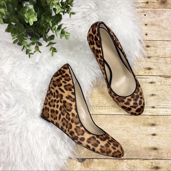 Ann Taylor Shoes - Ann Taylor | Molly Leopard Print Calf Hair Wedge